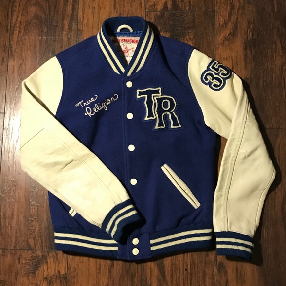 True Religion Malibu Varsity Jacket 